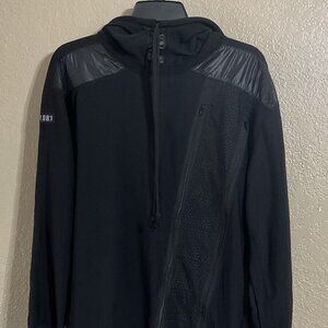 Demobaza Black Long Sleeve Lightweight Hoodie XL Apocalyptic Cyberpunk Dark Arts